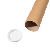 Tube d'expédition rond - 5 cm (diamètre) x 76 cm - brun - Logistipack