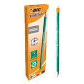 BIC ECOlutions EVOLUTION - Pack de 12 Crayons à papier - HB