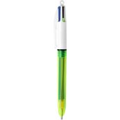 BIC 4 Couleurs Fluo - Stylo à bille 4 couleurs