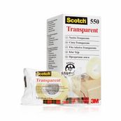 Scotch transparent 550 - Boîte de 8 rubans adhésifs - 19 x 33 mm