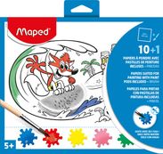 Maped - Papier à peindre avec capsule x10 + 1 pinceau - disponible dans différentes couleurs