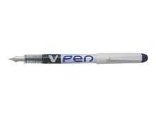 Pilot V Pen - Stylo plume - bleu - 0,4 mm - pointe moyenne