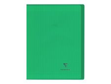 Clairefontaine Koverbook - Cahier polypro 24 x 32 cm - 96 pages - grands carreaux (Seyes) - vert