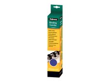 Fellowes - 25 anneaux de reliure en plastique - 10 mm - jusqu'à 55 feuilles - bleu
