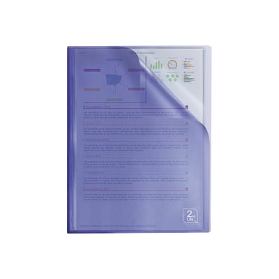 3045050198854-Oxford 2nd Life - Porte vues - 80 vues - A4 - disponible dans différentes couleurs-Avant-1
