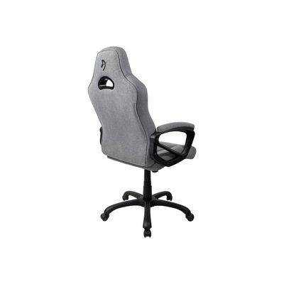 850009447265-Fauteuil de bureau ENZO - accoudoirs fixes - appuie-tête intégré - gris clair-Arrière-5