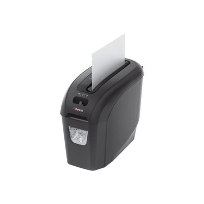 5028252388078-Rexel Prostyle+ 5 - destructeur de documents coupe croisée - 5 feuilles - Corbeille 7,5 lit-Angle droit-1