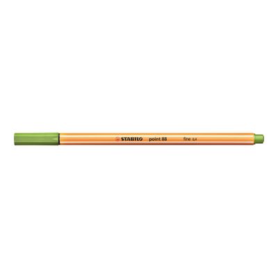 4006381186469-STABILO Point 88 - Feutre fin - 0.4 mm - vert pomme-Angle gauche-0