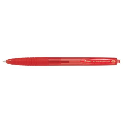 4902505524417-Pilot Super Grip-G - Stylo à bille - rouge - encre à huile - 1 mm - rétractable--0