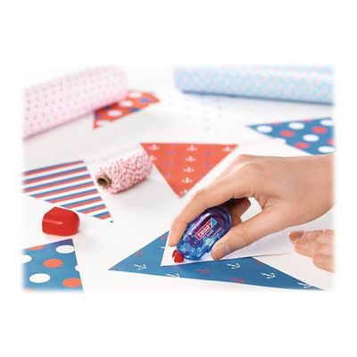 4042448305657-Tesa Mini - Roller de colle - 5 mm x 6 m - permanent-Angle gauche-2