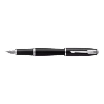 3501179315928-Parker Urban - Stylo plume noir mat CT - pointe fine-Angle gauche-0