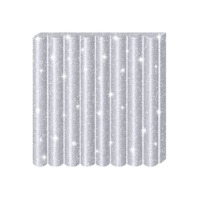 4007817804995-Pâte Fimo Kids  - Gris Pailleté - 42G-Angle droit-0