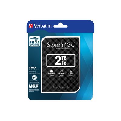 0023942531951-Verbatim Store 'n' Go Portable - disque dur 2 To - USB 3.0-Avant-3