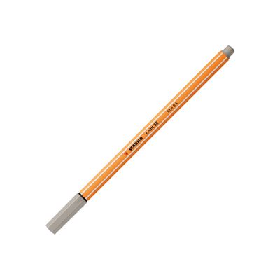 4006381579391-STABILO point 88 - Feutre fin - 0.4 mm - gris perle-Angle gauche-0