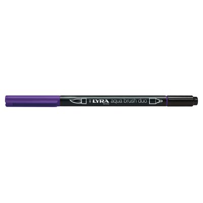 4084900608906-Lyra Aqua Brush Duo - Feutre pinceau double pointe - violet--0
