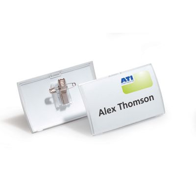 4005546803562-Durable - Lot de 5 Porte-badges transparent - 54 x 90 mm--1