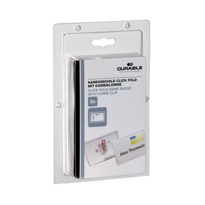 4005546803562-Durable - Lot de 5 Porte-badges transparent - 54 x 90 mm--2