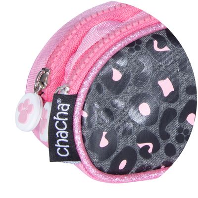 3661507628295-Trousse haricot CHACHA Leo - 2 compartiments - rose - Kid'Abord--2