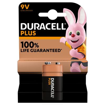 5000394142190-DURACELL Plus - 1 pile alcalines - 9V--0