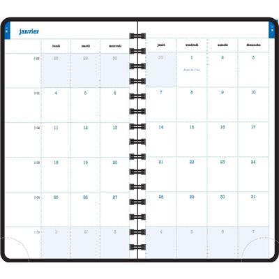 3660942076029-Agenda Lady Color Design - 1 semaine sur 2 pages - 9 x 16 cm - disponible dans différentes couleurs - --4
