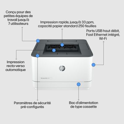 0195122490874-HP LaserJet Pro 3002dw - imprimante laser monochrome A4 - Wifi--5