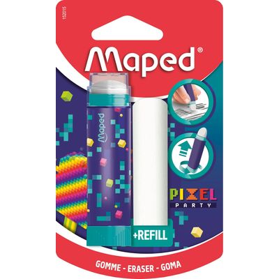 3154141520150-Maped Pixel Party - Gomme tube + 1 recharge gomme (blister)--0