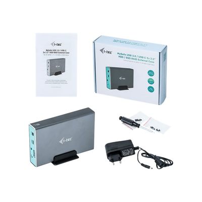 8595611702532-i-Tec MySafe - Boitier externe pour 2 disques dur 2,5" - 2 Canal - gris, bleu-P_405145423_1-4