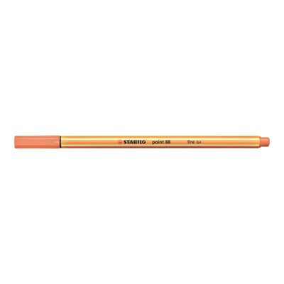 4006381186452-STABILO Point 88 - Feutre fin - 0.4 mm - abricot-Angle gauche-0