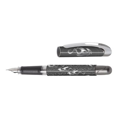 4014421120045-Online College - Stylo plume - Silver phoenix-Angle gauche-1