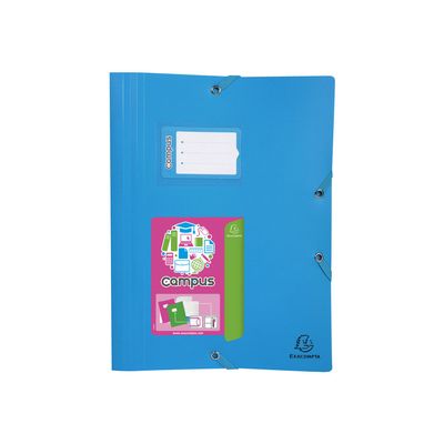 3130630555612-Exacompta Campus Neon - chemise à 3 rabats-Avant-1