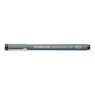 4007817036518-STAEDTLER pigment liner - Feutre fin - 0.3 mm - vert-Angle gauche-0
