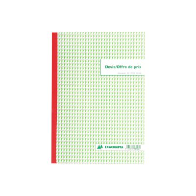 3130630131465-Exacompta - Manifold Carnet de devis/offre de prix - 50 tripli - A4-Avant-0
