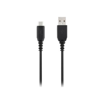 3303170089286-T'nB Xtrem work Pro - Câble USB 2.0 vers micro-USB - 1.5 m - noir/gris-Avant-0