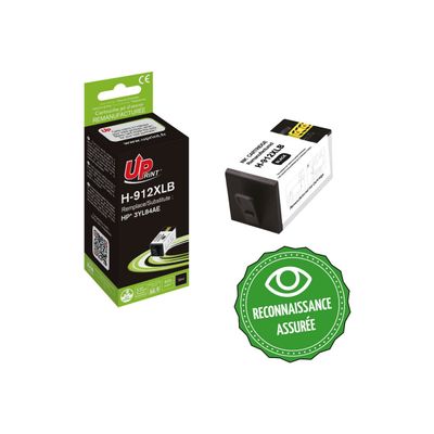 3584770327019-Cartouche d'encre compatible HP 912XL - noir - UPrint -Multi-angle-0