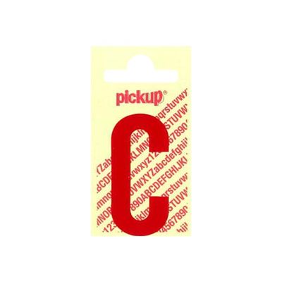 8711234223029-Pickup - Étiquette autocollante - 90 mm - Lettre C - rouge brillant-Avant-0