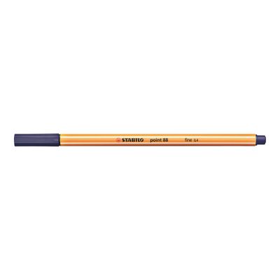 4006381186445-STABILO Point 88 - Feutre fin - 0.4 mm - bleu nuit-Angle gauche-0