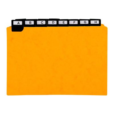 3364220137586-Exacompta - Intercalaires alphabétiques pour boîte à fiches - 24 positions A à Z-Avant-2