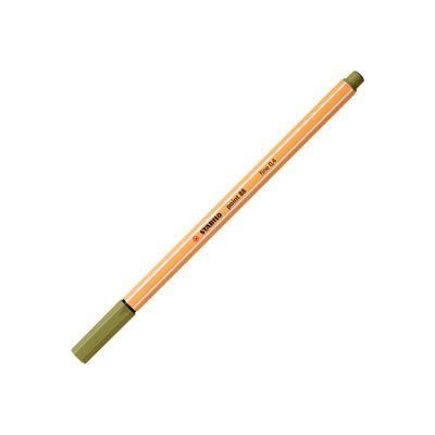 4006381574693-STABILO point 88 - Feutre fin - 0.4 mm - vert épinard-Angle gauche-0