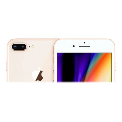 3701083039907-Apple iPhone 8+ - Smartphone reconditionné grade C (Etat correct) - 4G - 64 Go - or-Gros plan-3