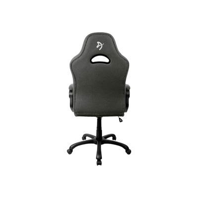850009447258-Fauteuil de bureau ENZO - accoudoirs fixes - appuie-tête intégré - gris foncé-Arrière-4