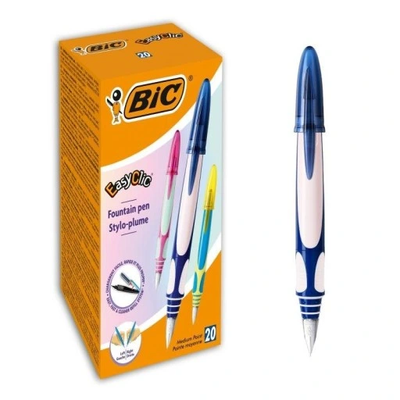 2012346014762-BIC EasyClic Standard - Stylo plume encre bleue - disponible dans différentes couleurs--0