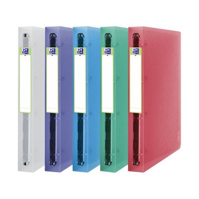 3045050199615-Oxford 2nd Life - Classeur à anneaux - Dos 40 mm - A4 - pour 250 feuilles - disponible dans différent--0
