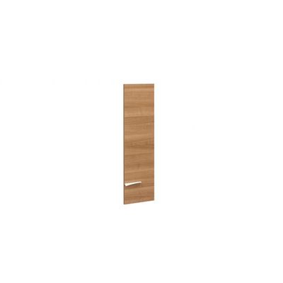 3483600598066-Option porte pleine haute pour bibliothèque XENON - L33 x H112 x P2 - Merisier italien--0