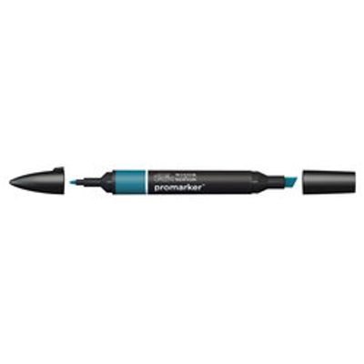 0884955042045-ProMarker - Marqueur double pointe - bleu pétrole--0