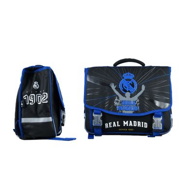 3700516242952-Cartable Real Madrid 41 cm - 2 compartiments - Quo Vadis--0