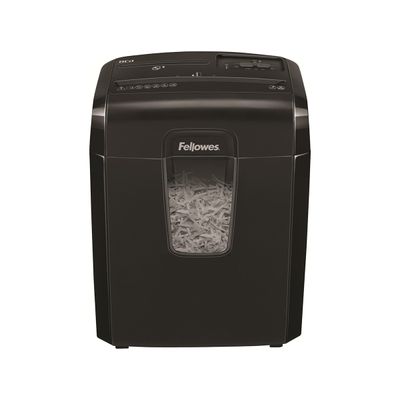 0043859724659-Fellowes Powershred 8C - destructeur de documents coupe croisée  - 8 feuilles - Corbeille 11 litres--1