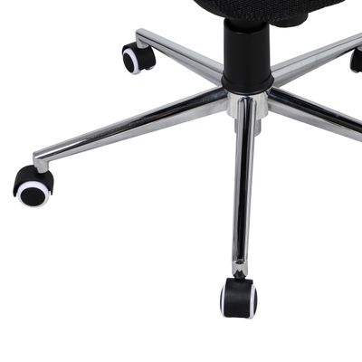 3397703517698-Fauteuil de bureau MANILLE - accoudoirs réglables - appui-tête réglable - noir--6