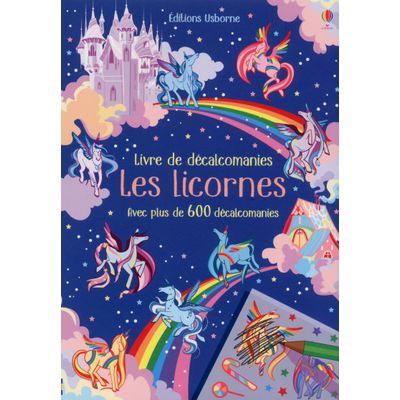 9781474954419-Les licornes - livre de décalcomanies--0