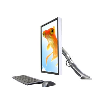 0098833009376-Ergotron MX - Bras support écran jusqu'à 30" - fixation pince - aluminium-Angle droit-0