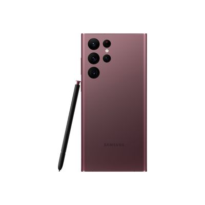 8806092879249-Samsung Galaxy S22 Ultra - Smartphone - 5G - 12/256 Go - bordeaux-Arrière-4
